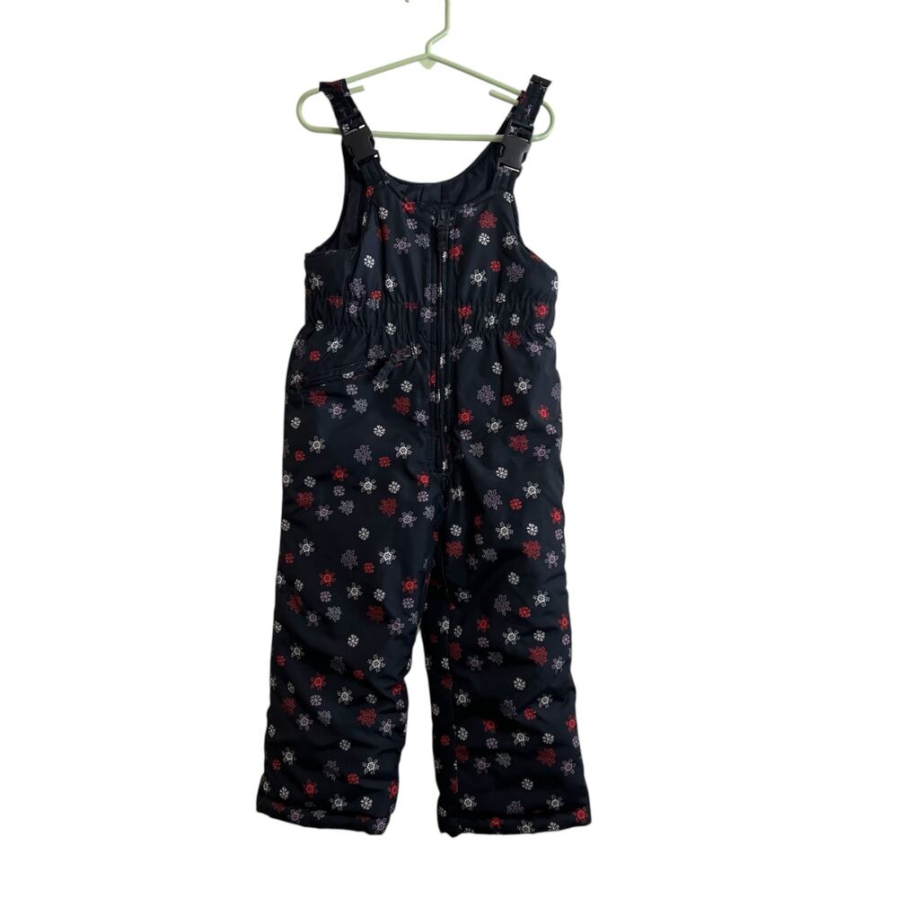 OshKosh navy snowflake snow bib